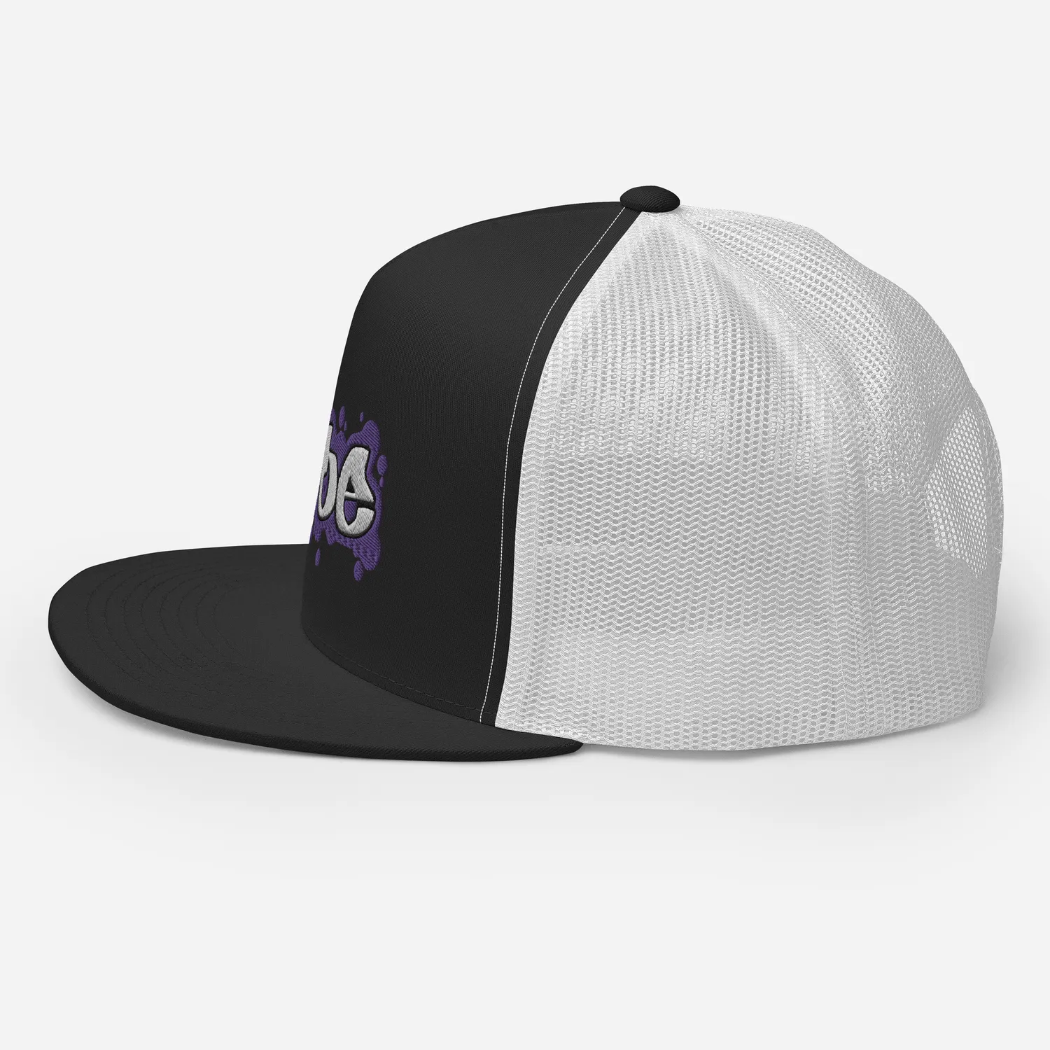 Razel Hoe Trucker Cap Black White snapback