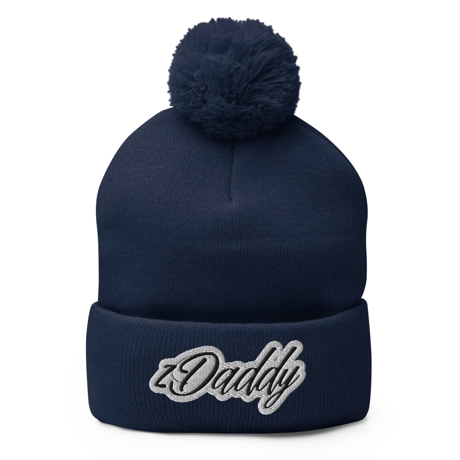 Razel zDaddy Beanie met pompon zwart acryl