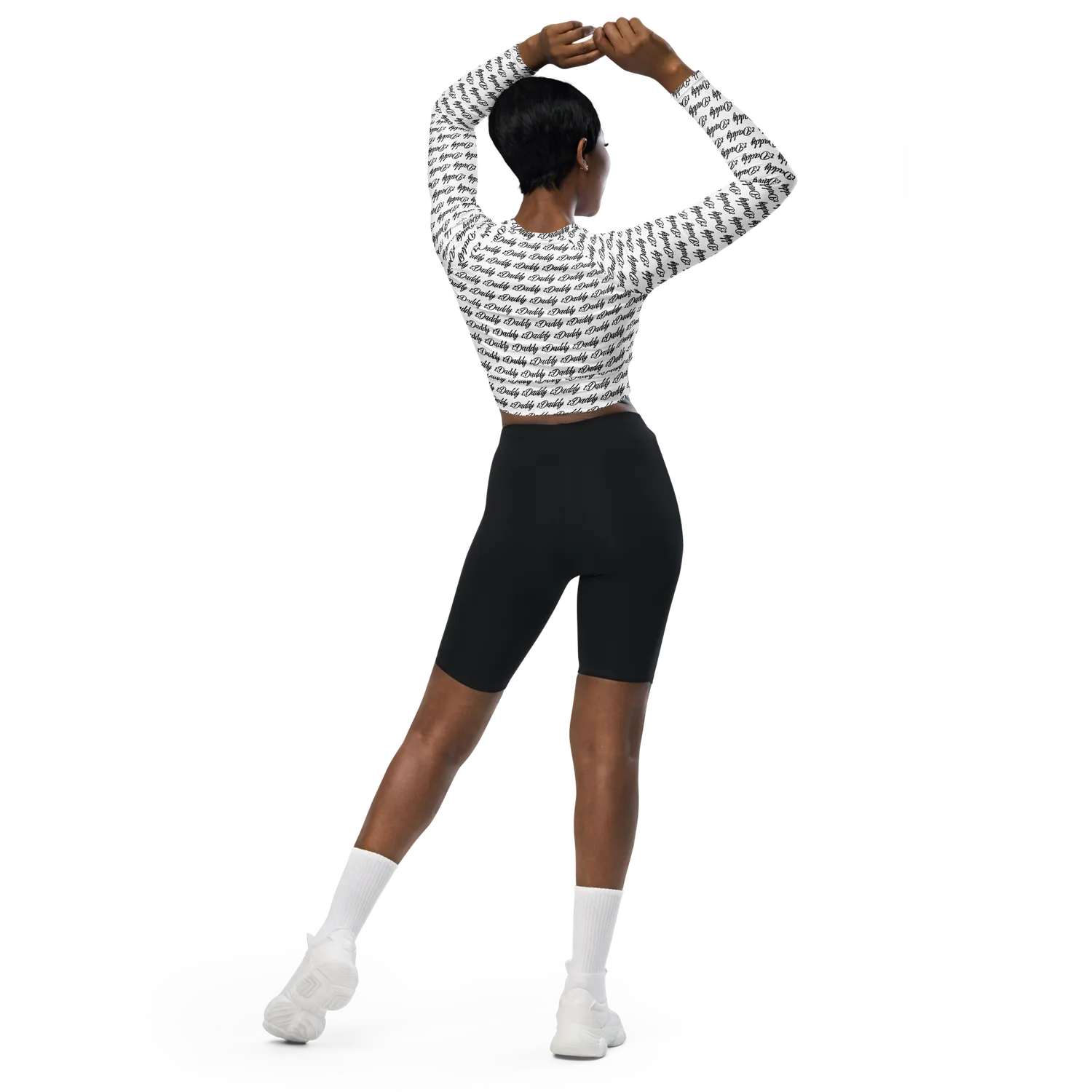 Razel zDaddy Motif crop top lange mouw UPF50
