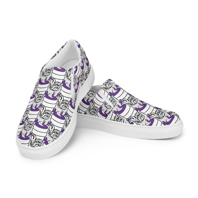Razel Purp Gang Double Cup slip-ons instapschoenen canvas