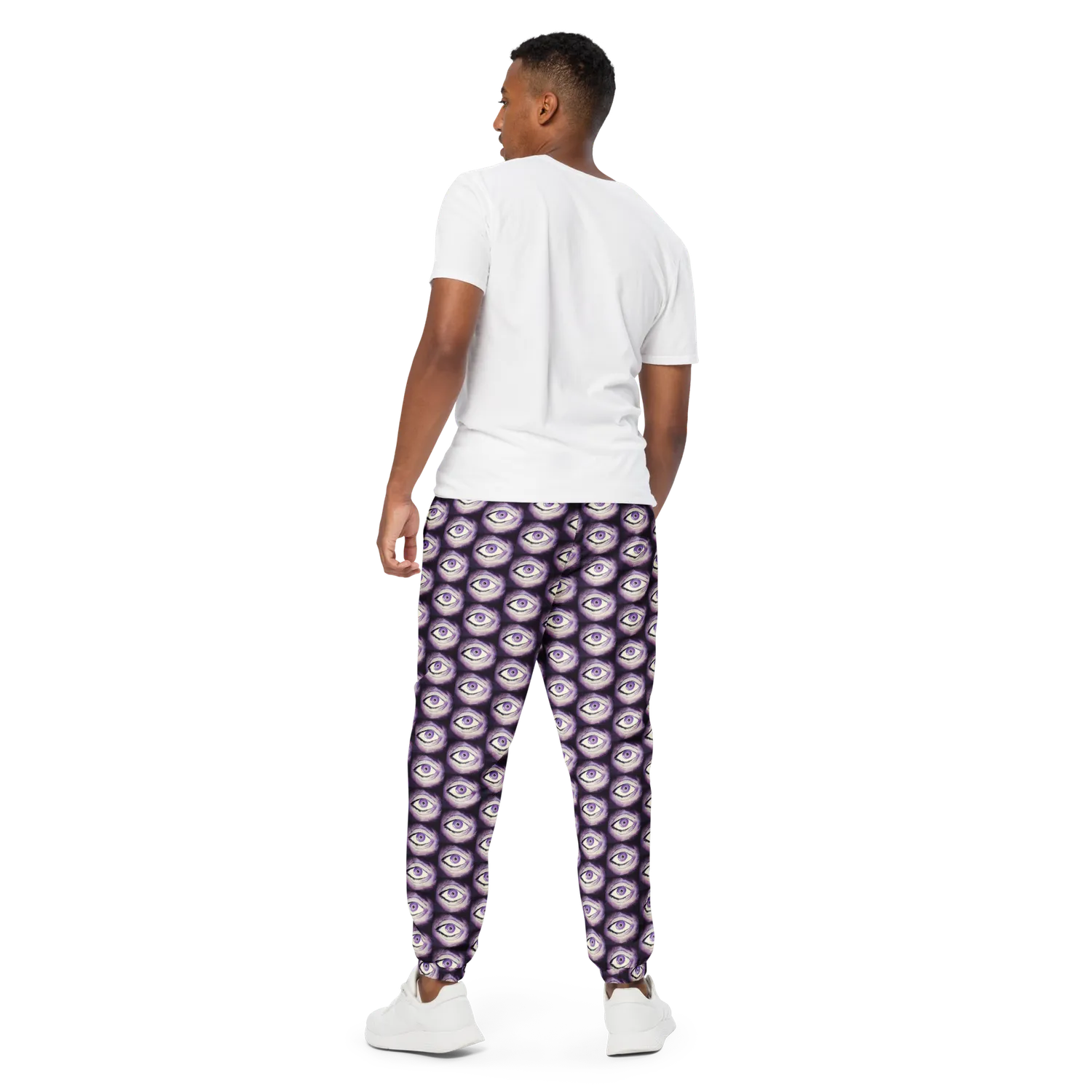 Razel Thousand Eyes Motif trackpants zwart M
