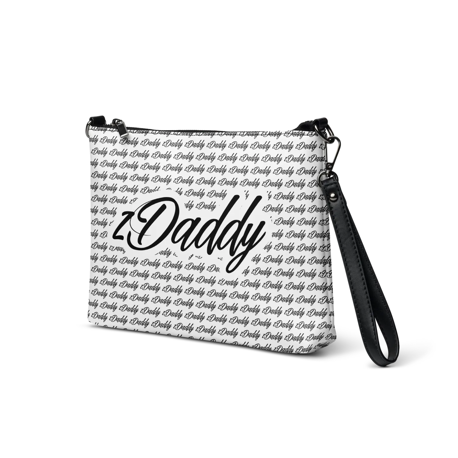 Razel zDaddy Motif Satchel tas zwart kunstleer