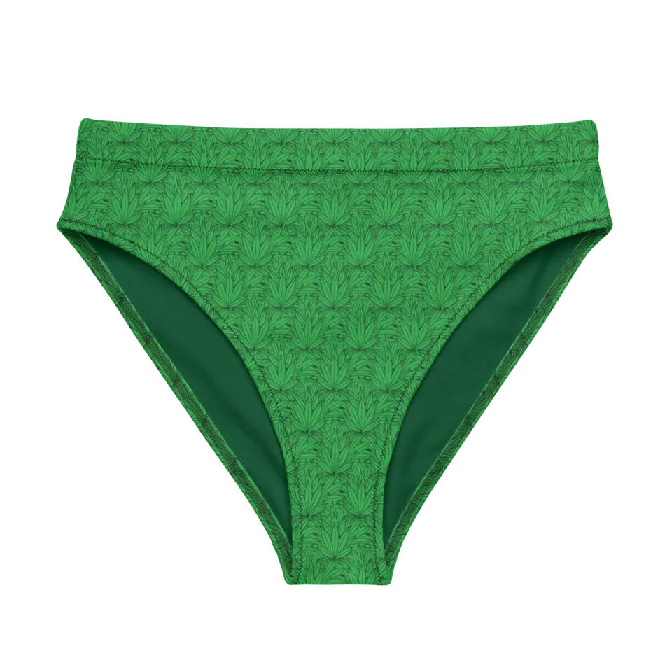 Razel Marijuana Tree Star high-waisted bikinibroekje