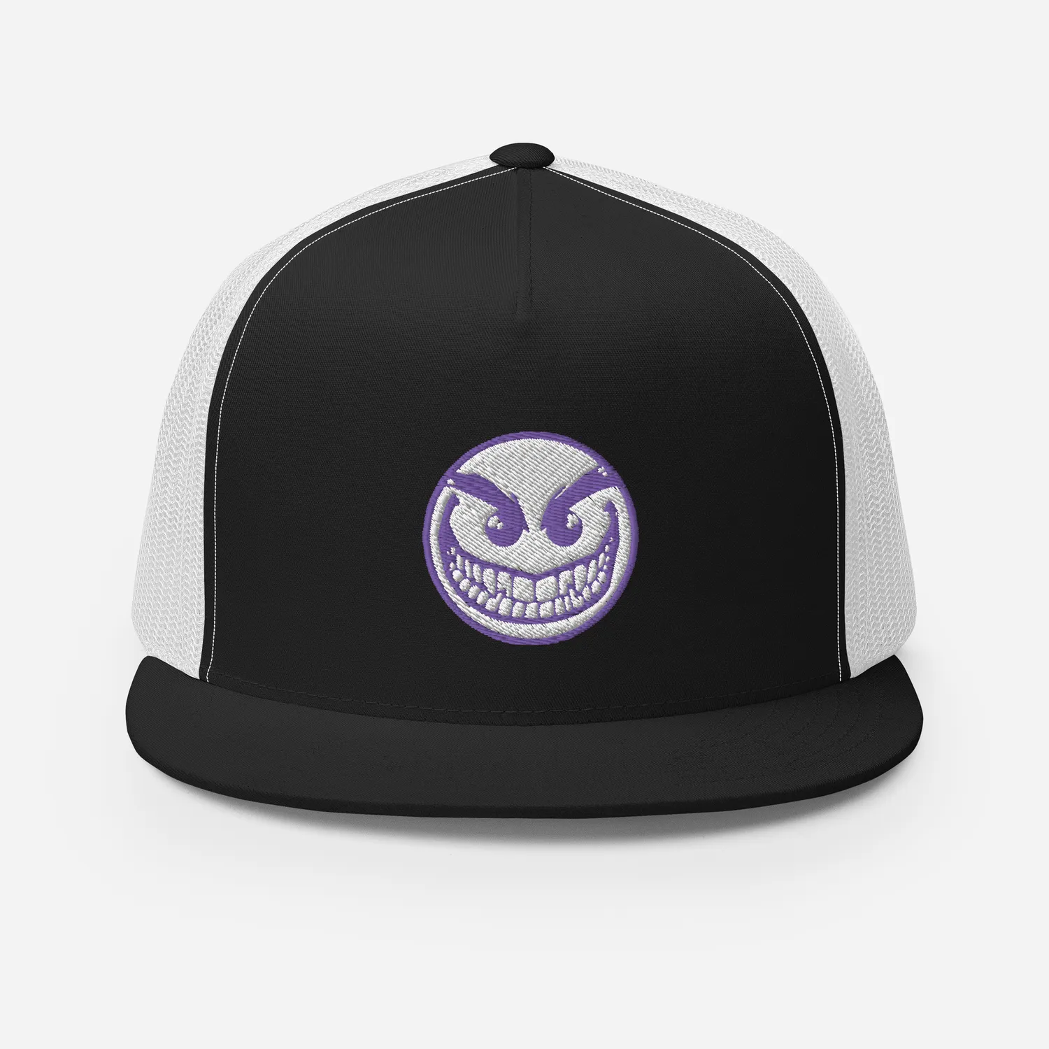 Razel Face trucker pet zwart wit snapback