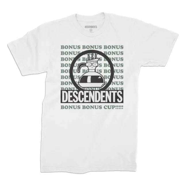 Descendents Bonus Bonus Cup T-shirt wit katoen