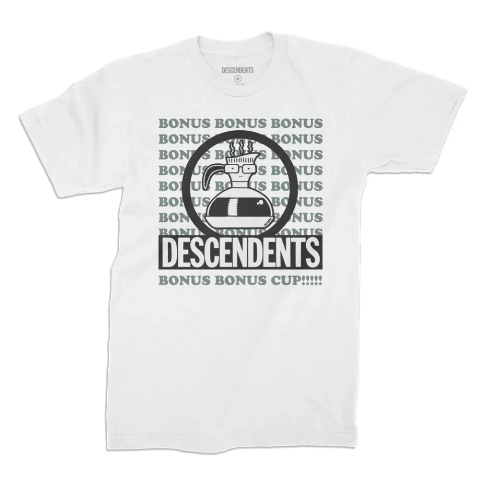 Descendents Bonus Bonus Cup T-shirt wit katoen