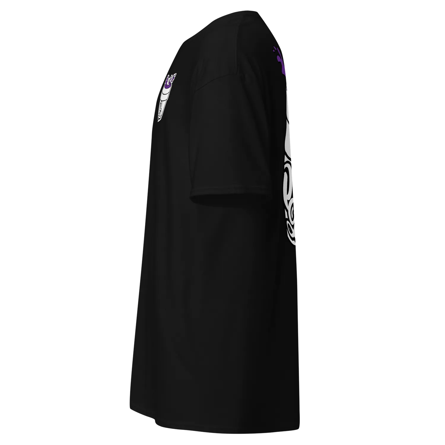Razel Purp Gang Double Cup T-shirt Zwart Katoen