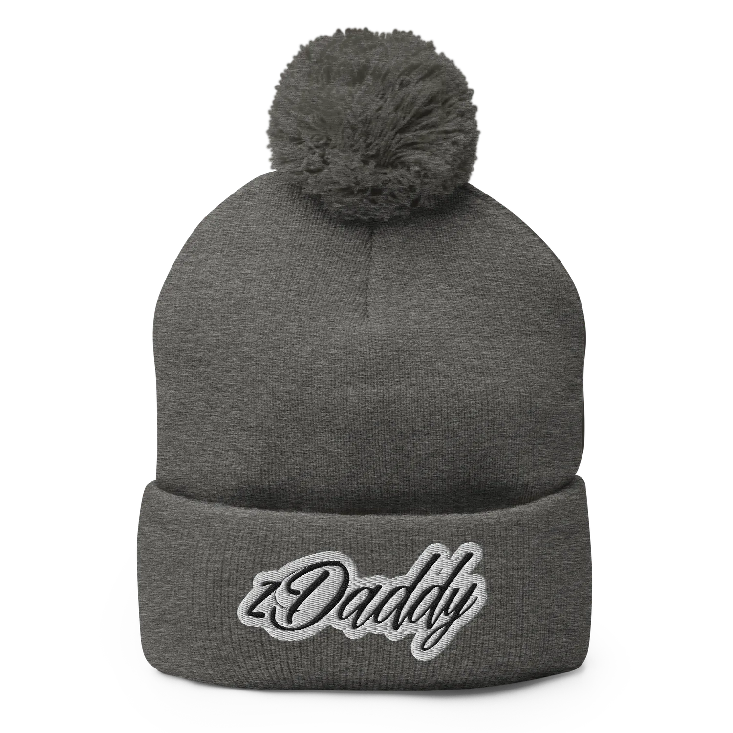 Razel zDaddy Beanie met pompon zwart acryl