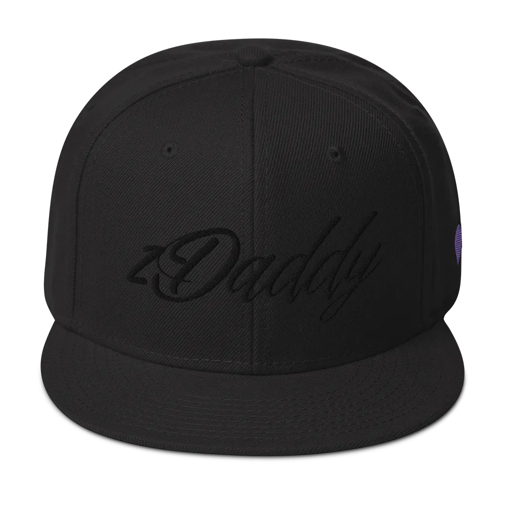 Razel zDaddy Snapback pet zwart wolmix