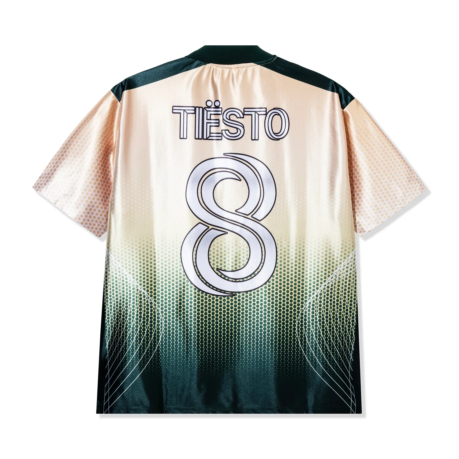 Tiësto Prismatic Soccer Jersey goud/groen satijn