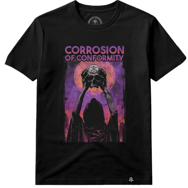 Corrosion of Conformity Raised Skull T-shirt Heavyweight