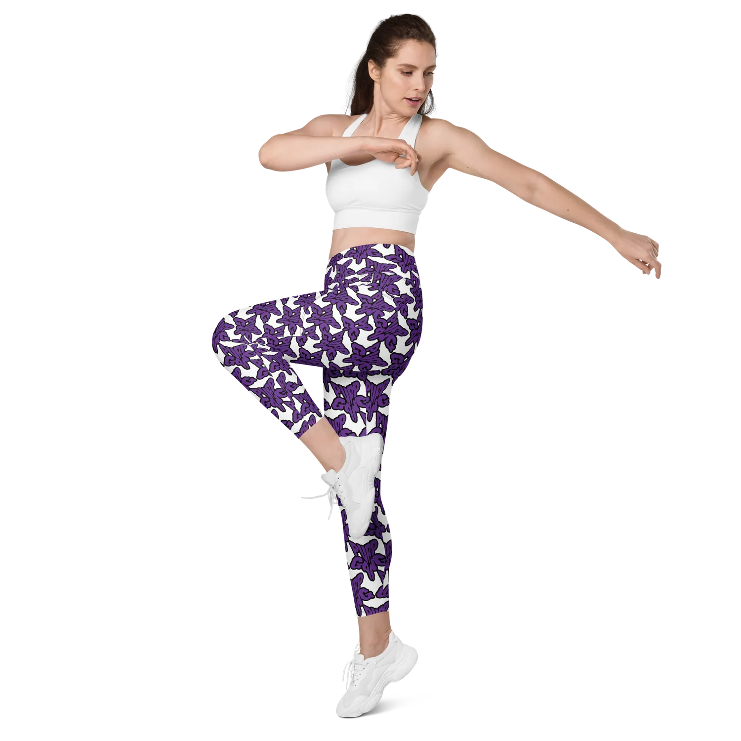 Razel Purp Gang Rock Star Legging met zakken