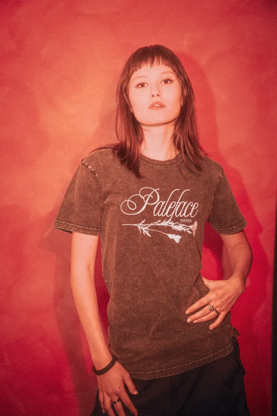 Paleface Swiss Everything is Fine shirt acid washed