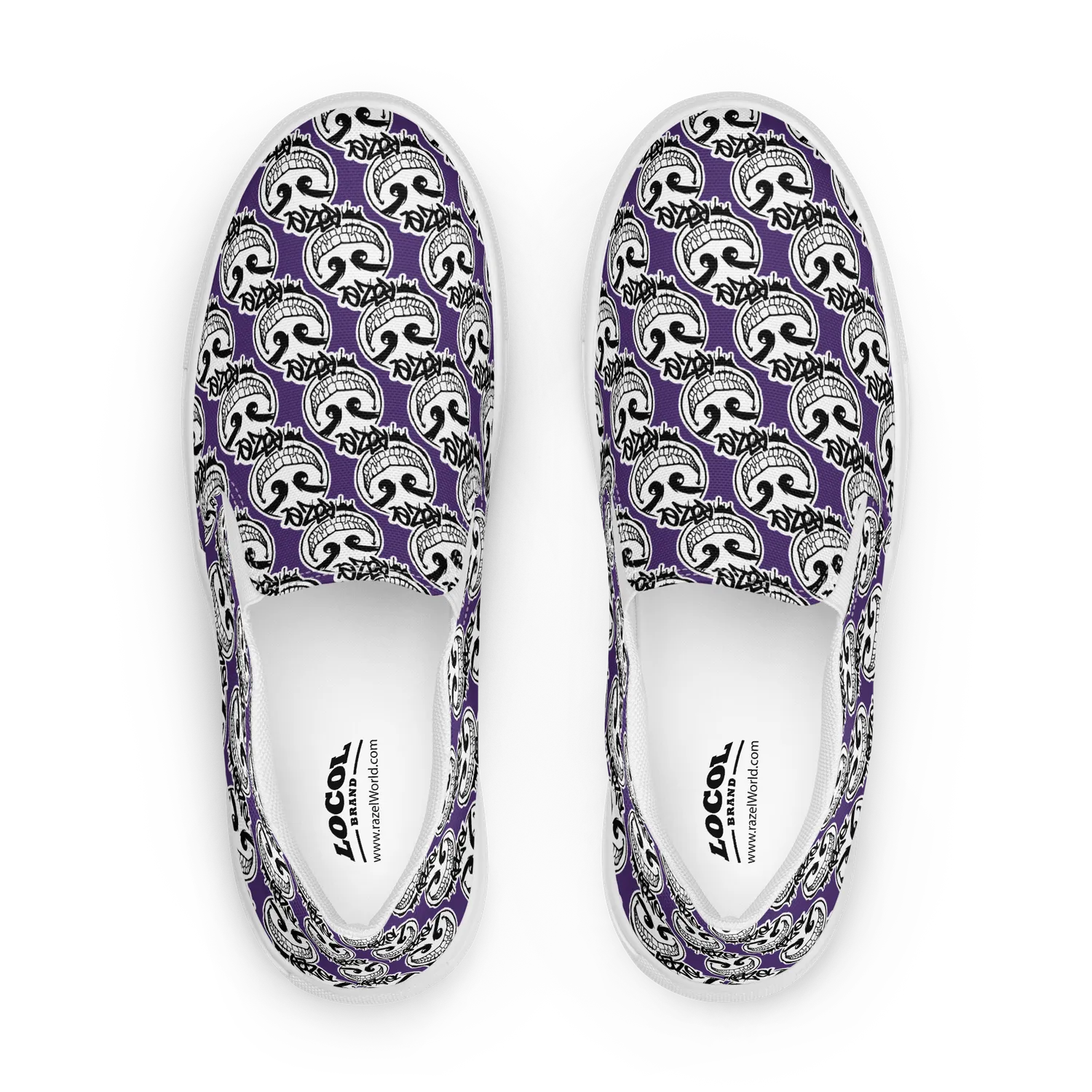 Razel Gang Drip Face Slip-ons canvas schoenen