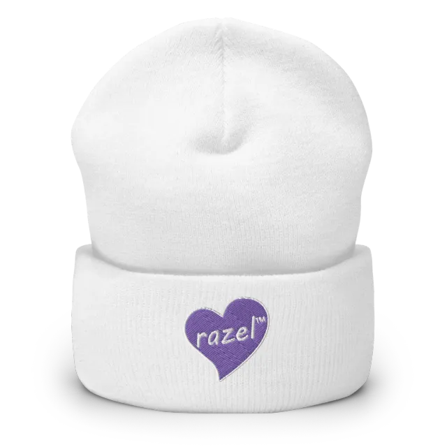 Razel Purple Hearted muts zwart unisex