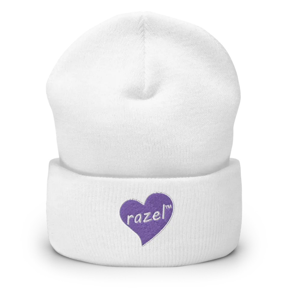 Razel Purple Hearted muts zwart unisex