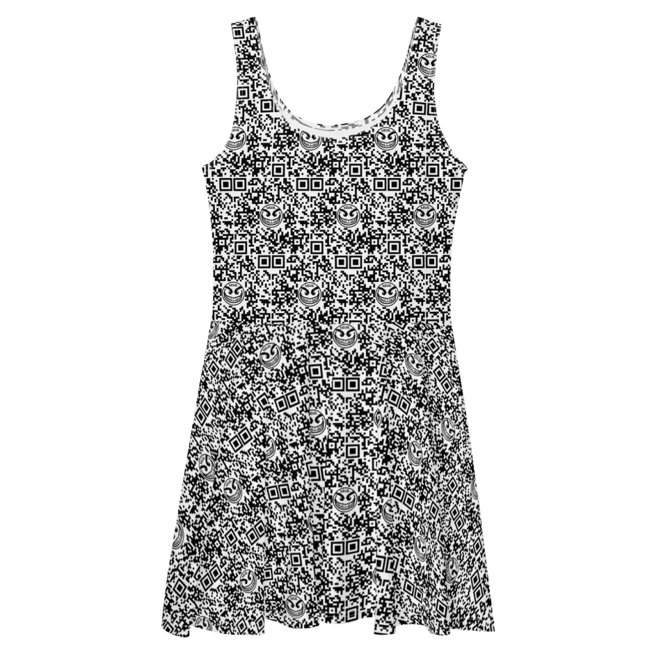 Razel Face QR Code Motif zomerjurk skater