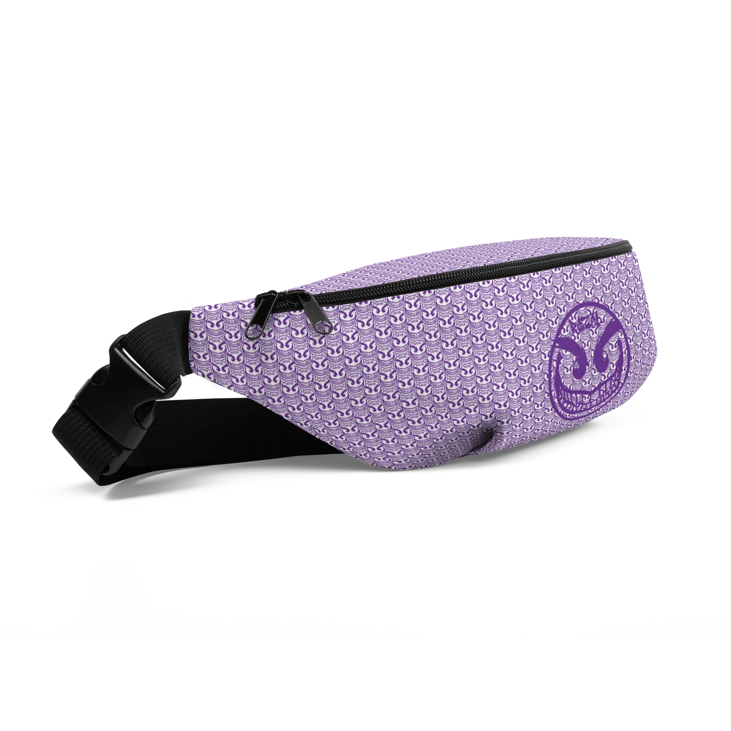 Razel Face Motif heuptas fanny pack zwart S/M