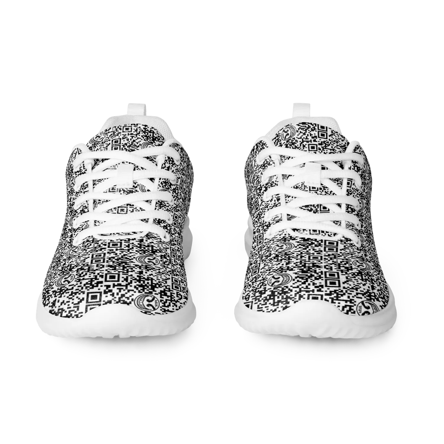 Razel Face QR Code Motif Sneakers flyknit licht