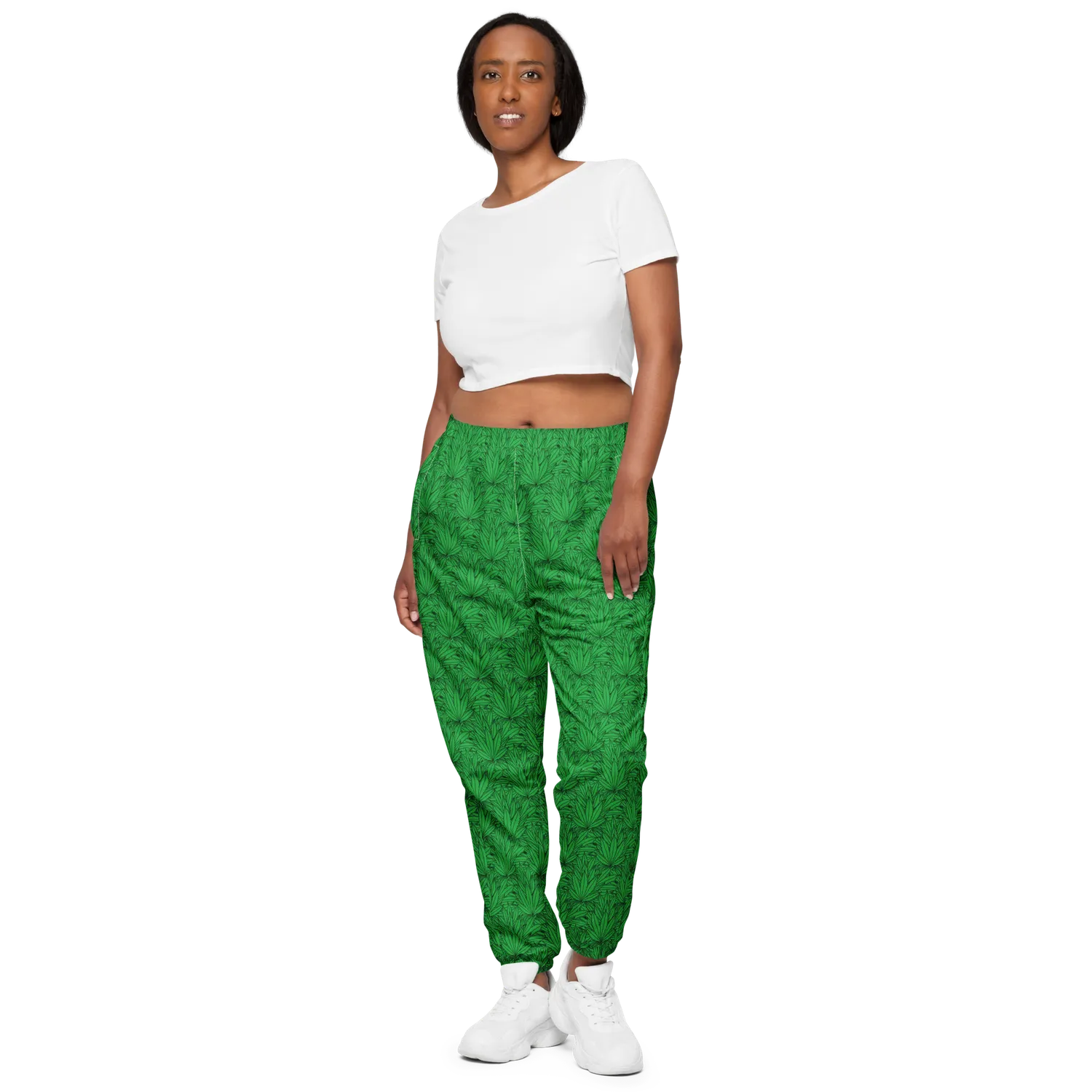 Razel Marijuana Tree Star Track Pants zwart joggingbroek