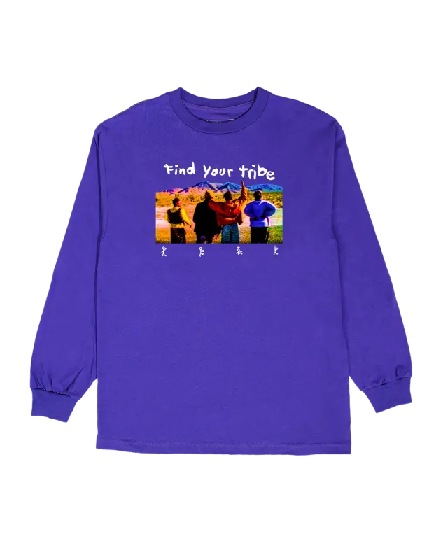Tribe Called Quest Find Your Tribe Royals longsleeve paars