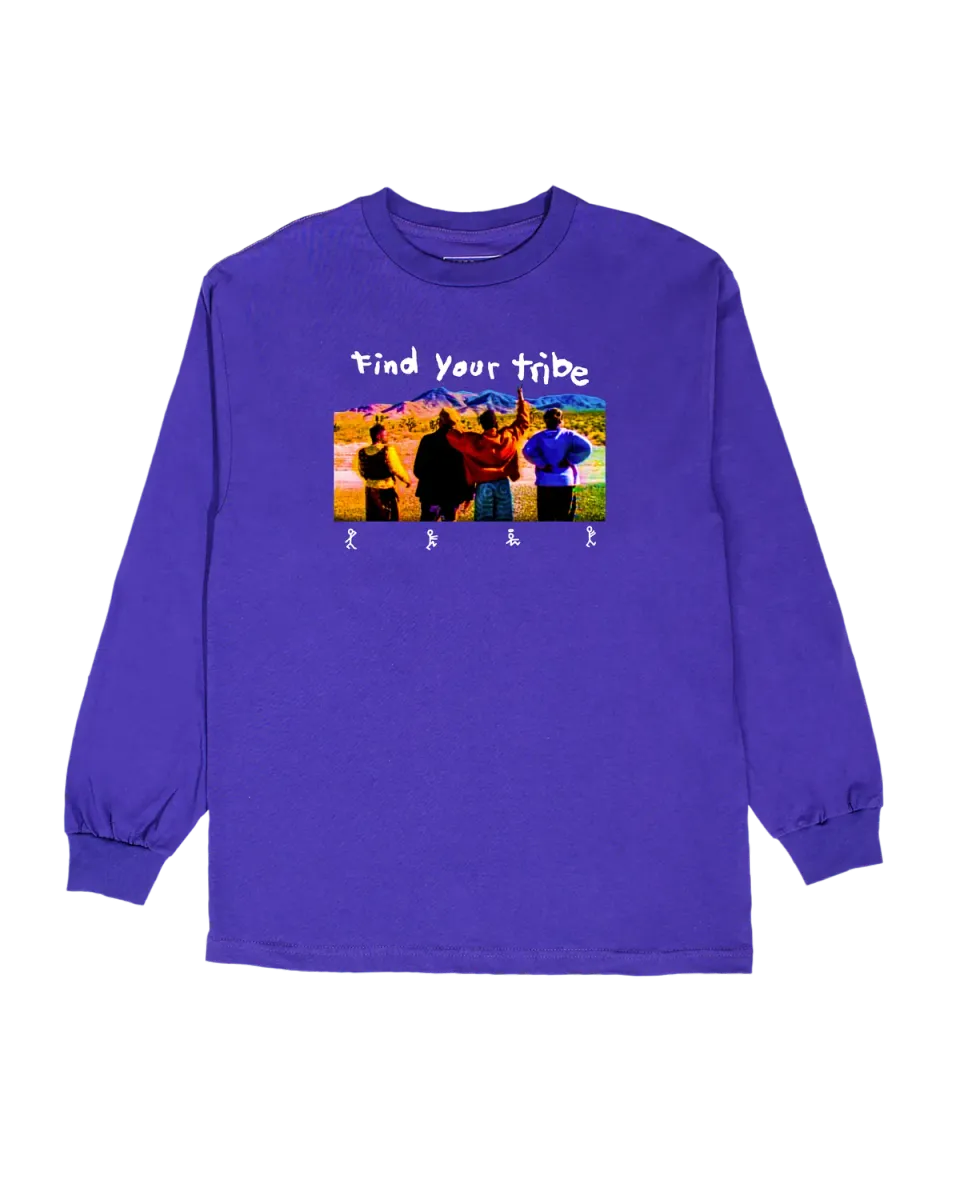 Tribe Called Quest Find Your Tribe Royals longsleeve paars