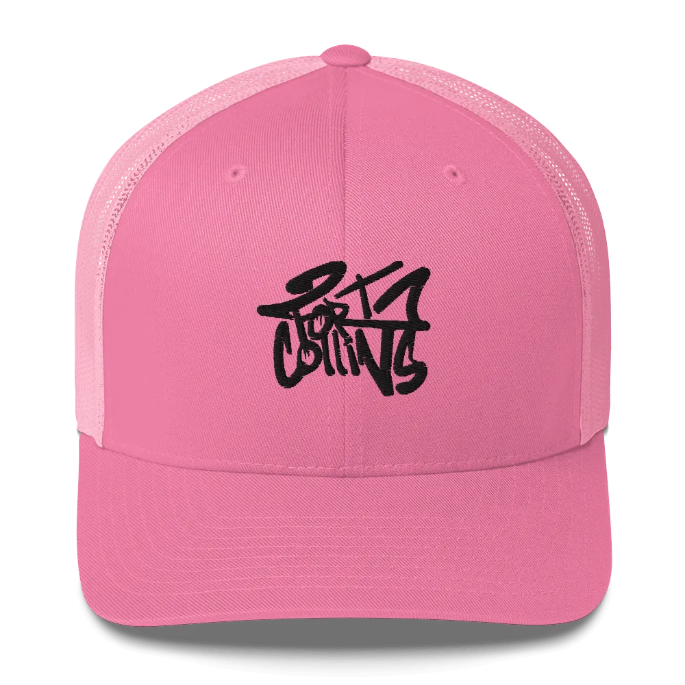 Razel Fort Collins trucker pet zwart mesh