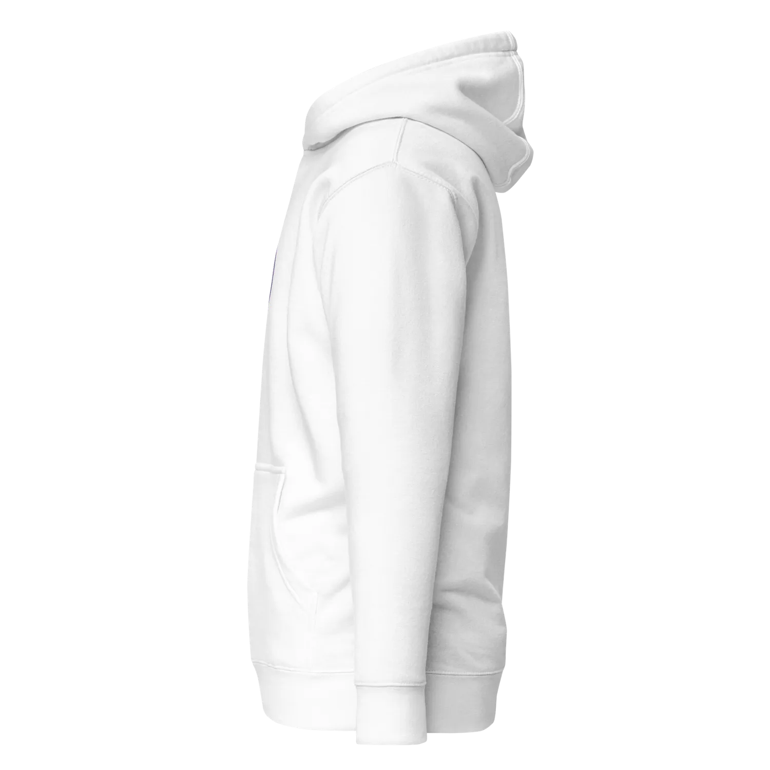 Razel Face Hoodie zwart geborduurd fleece