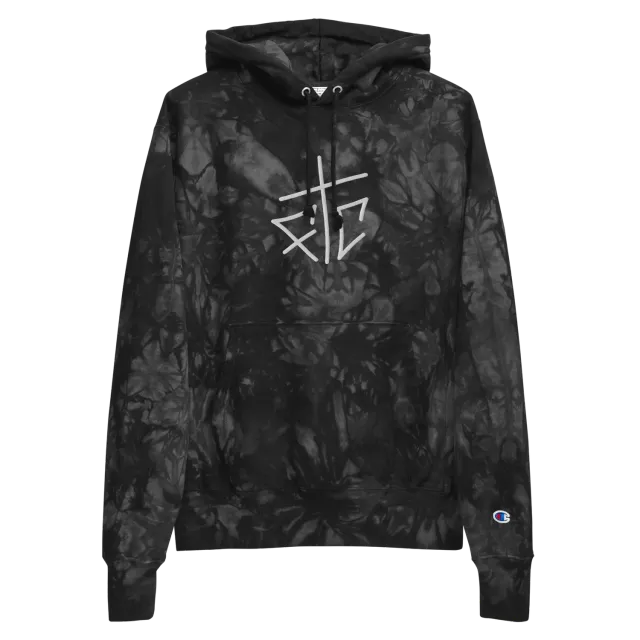 Razel Champion Tie-Dye hoodie geborduurd katoen