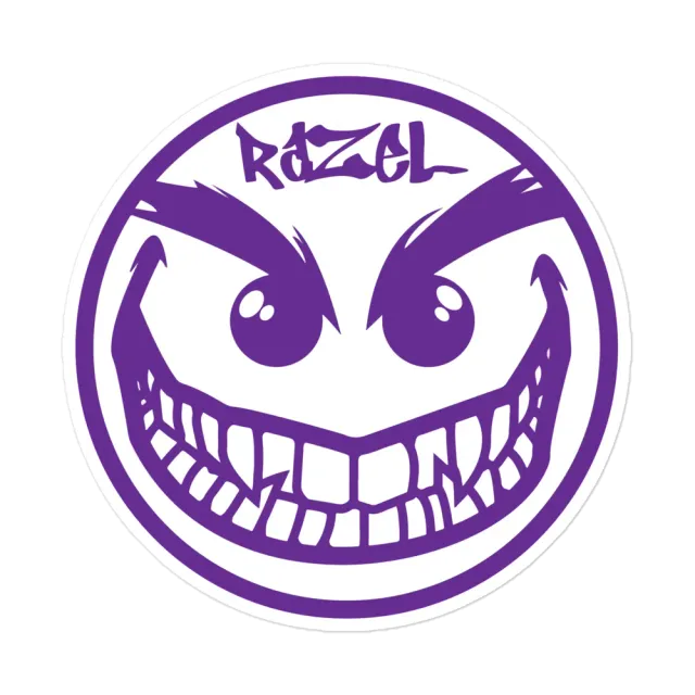 razel Face Sticker vinyl 7,6 cm waterproof