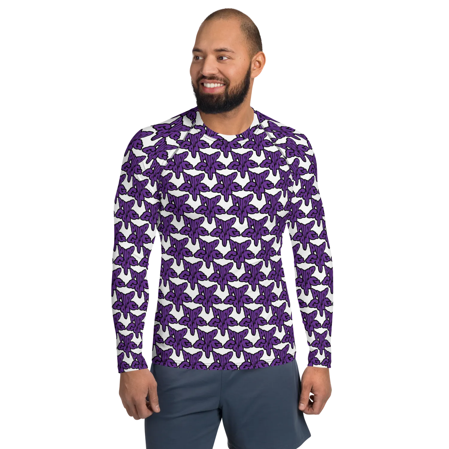 Razel Purp Gang Rock Star rashguard surfshirt M