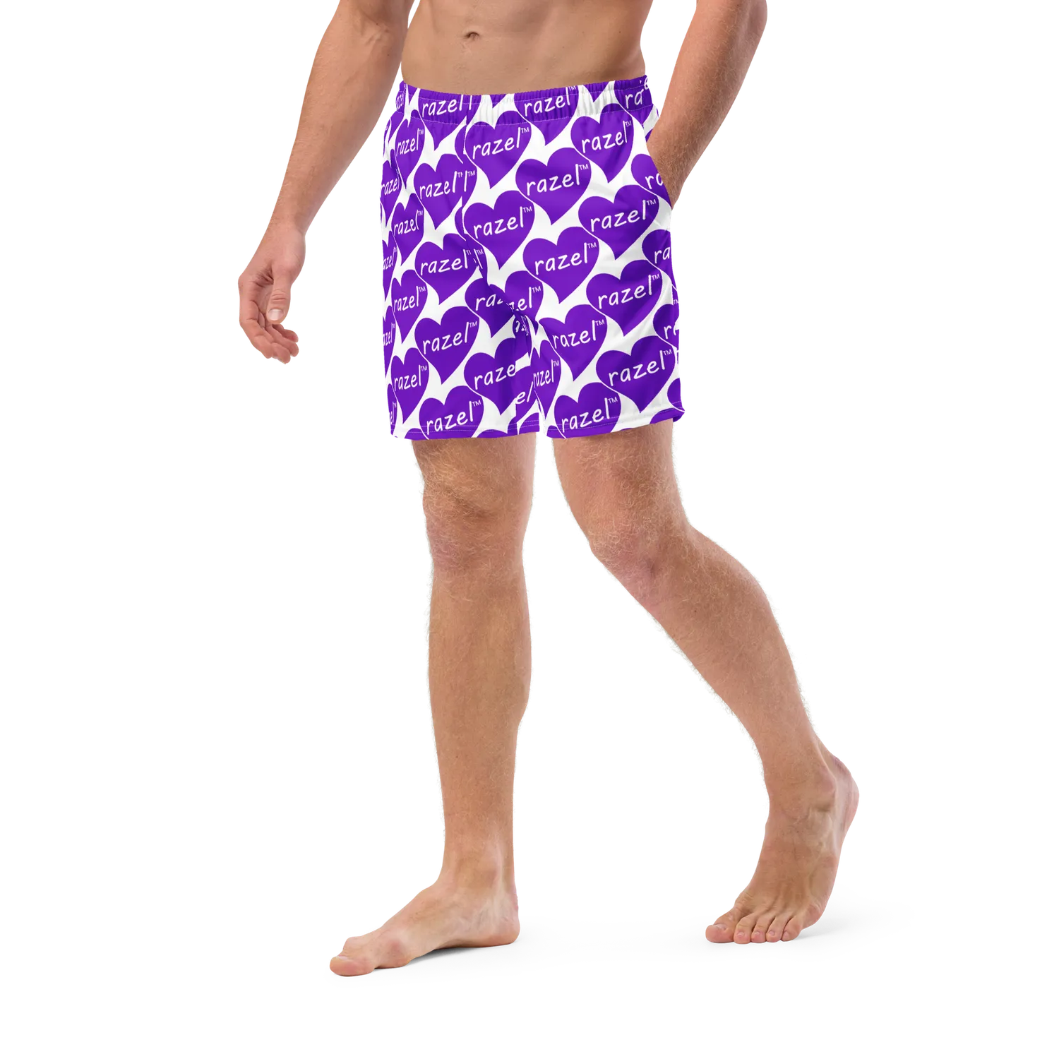 Razel Purple Hearted zwemshort UPF 50+ gerecycled