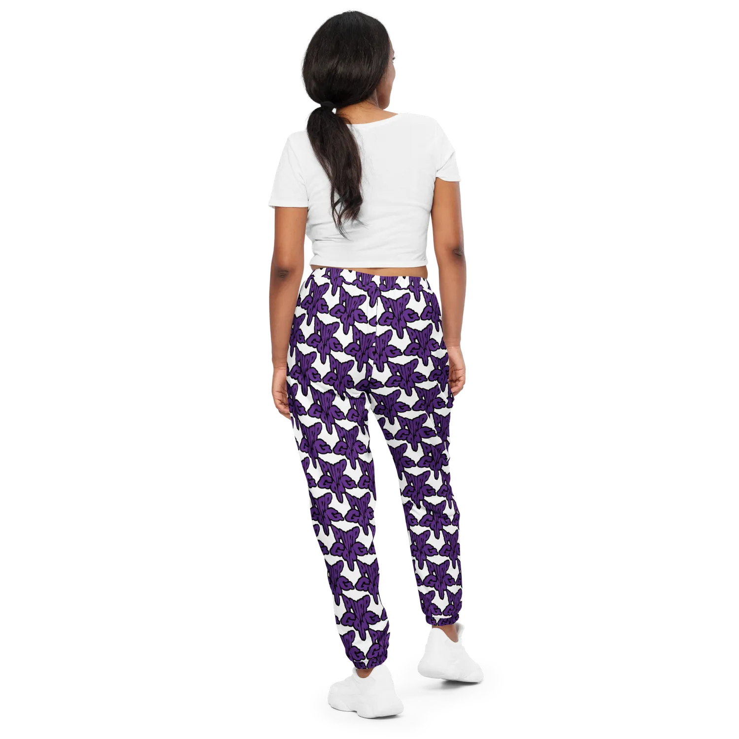 Razel Purp Gang Rock Star Motif trainingsbroek zwart waterafstotend