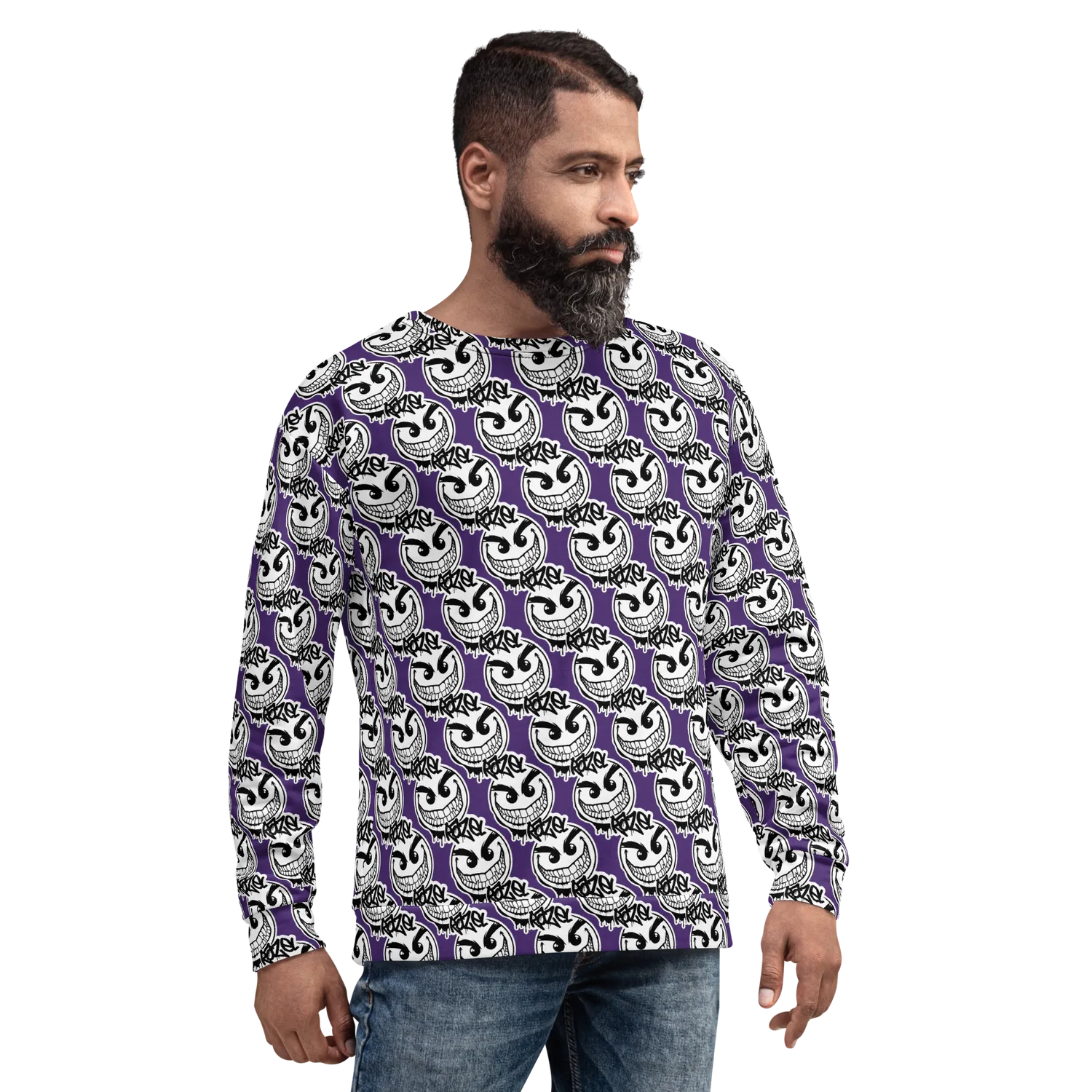 Razel Gang Drip Face crewneck fleece uniseks