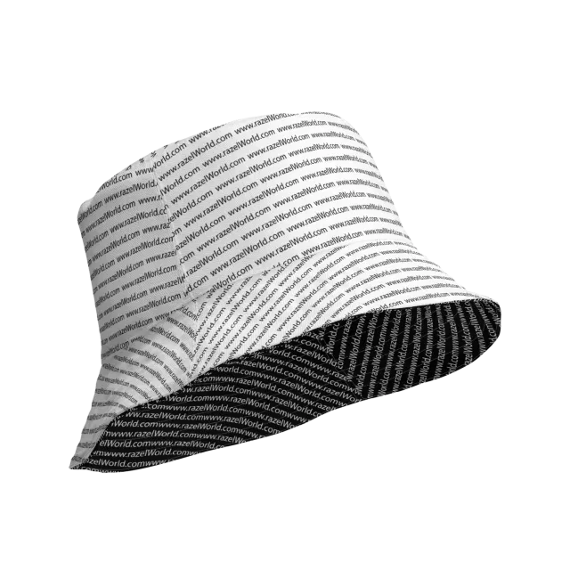 Razel Motif Reversible Bucket Hat omkeerbaar