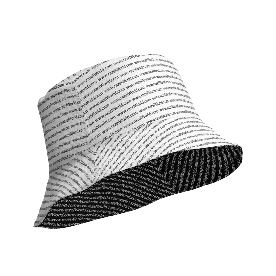 Razel Motif Reversible Bucket Hat omkeerbaar