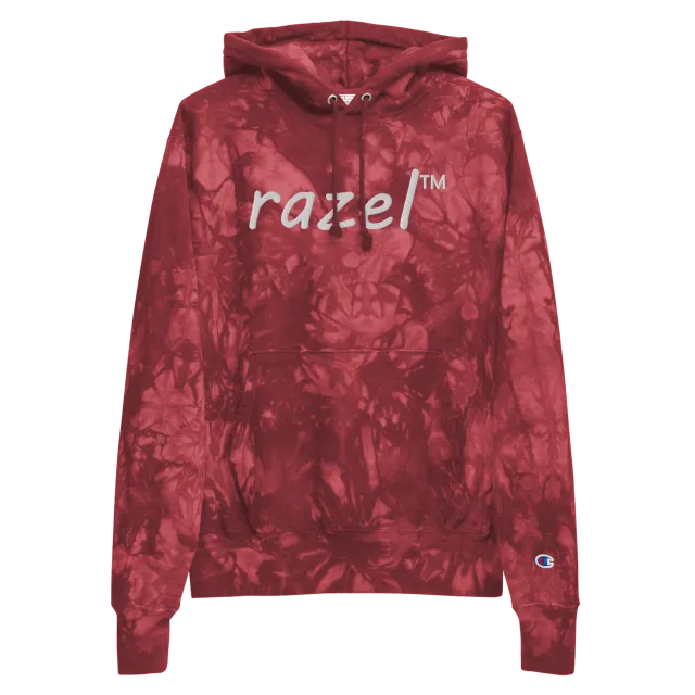 Razel Champion Tie-Dye hoodie geborduurd katoen
