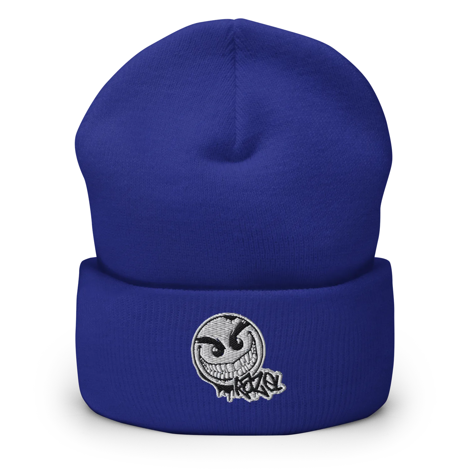 Razel Gang Drip Face beanie zwart unisex