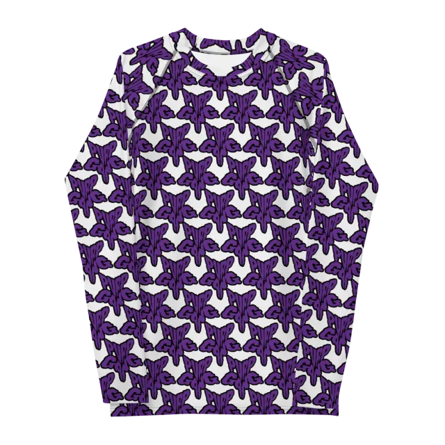 Razel Purp Gang Rock Star rashguard surfshirt M