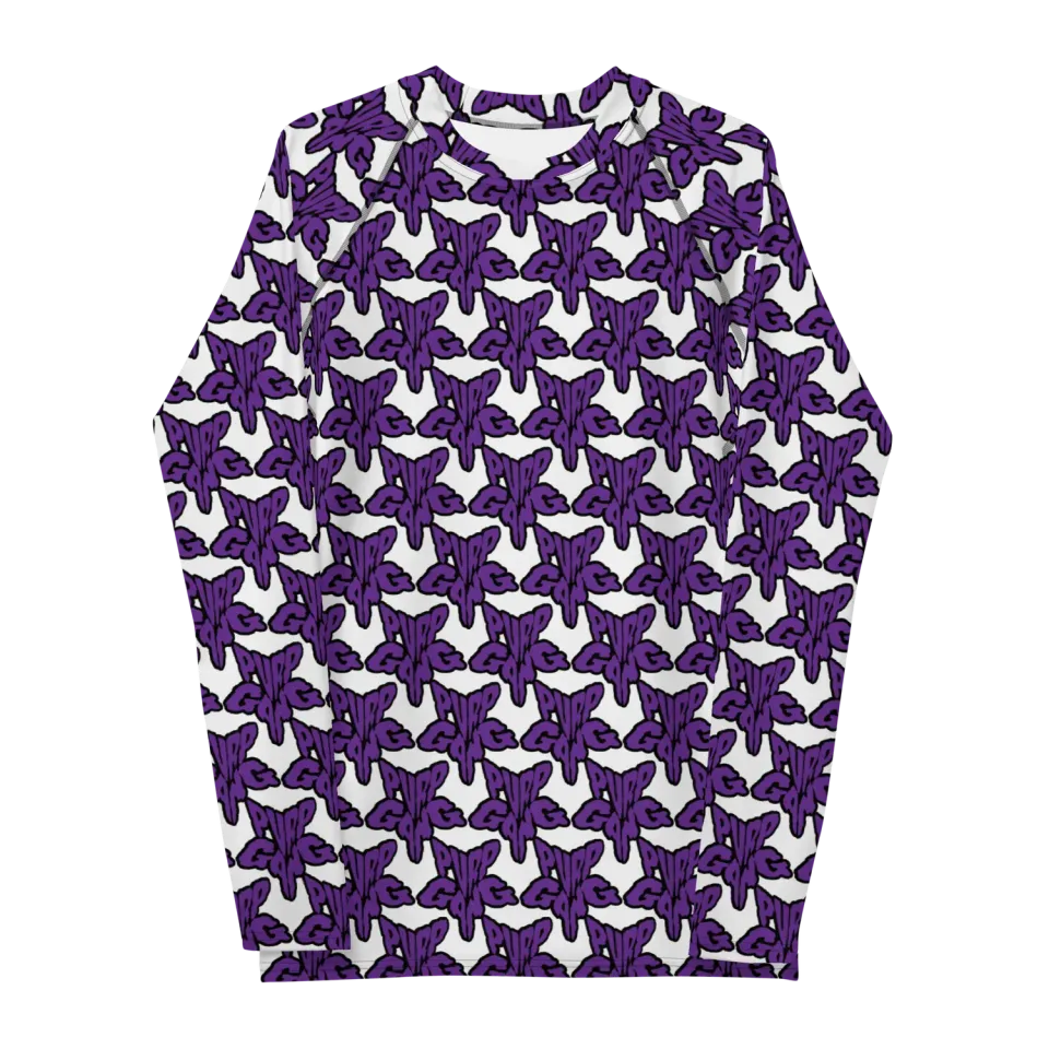 Razel Purp Gang Rock Star rashguard surfshirt M