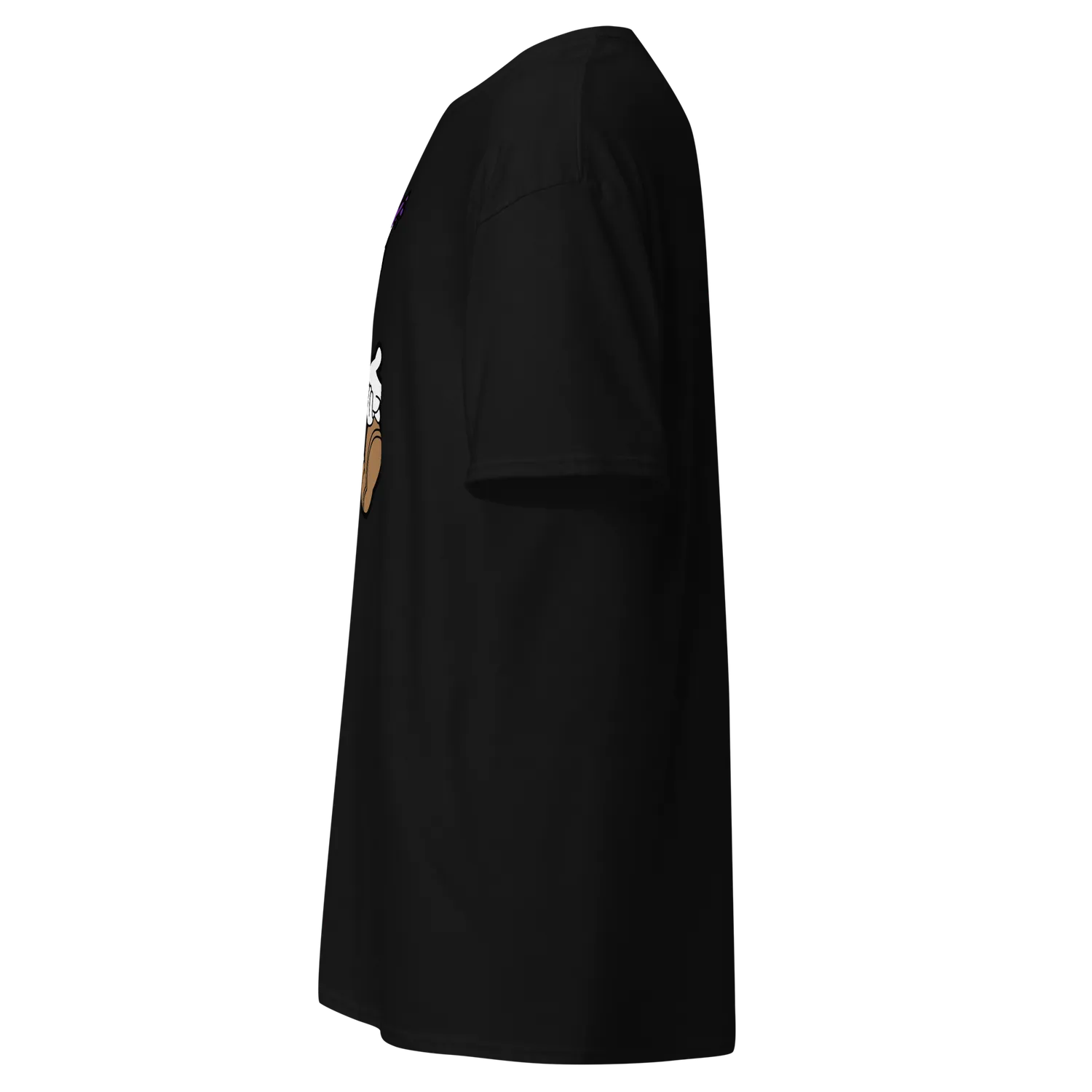 Razel Dubb Cup Centered Chest T-Shirt Zwart
