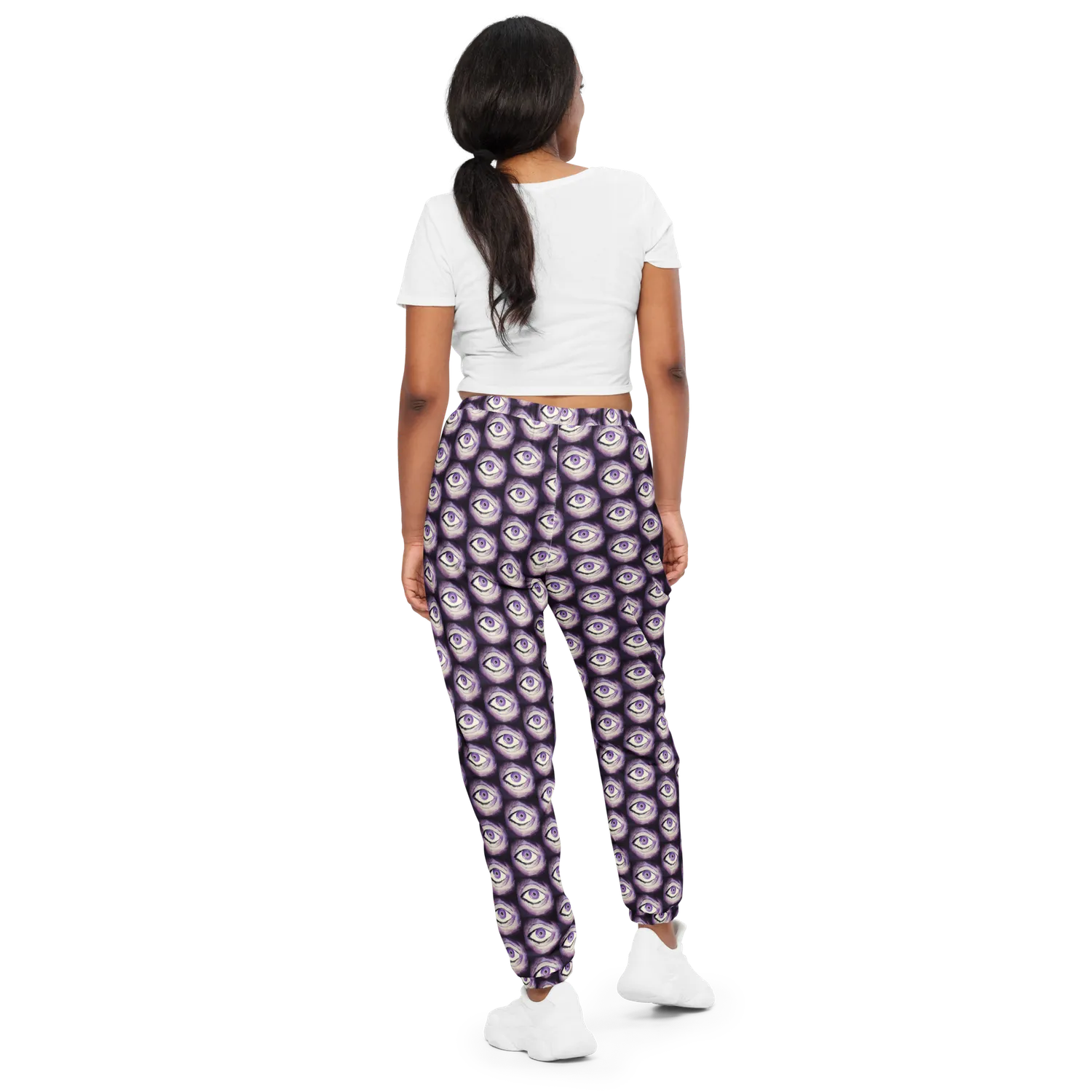 Razel Thousand Eyes Motif trackpants zwart M