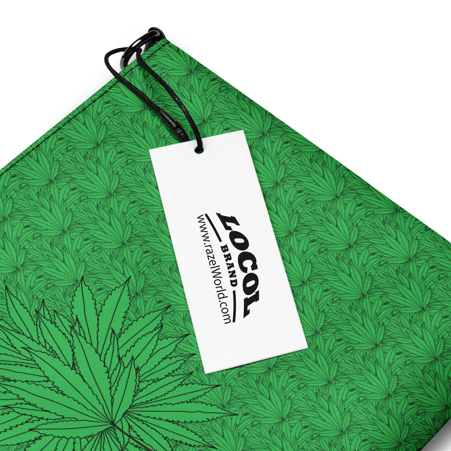 Razel Marijuana Tree Star schoudertas zwart kunstleer