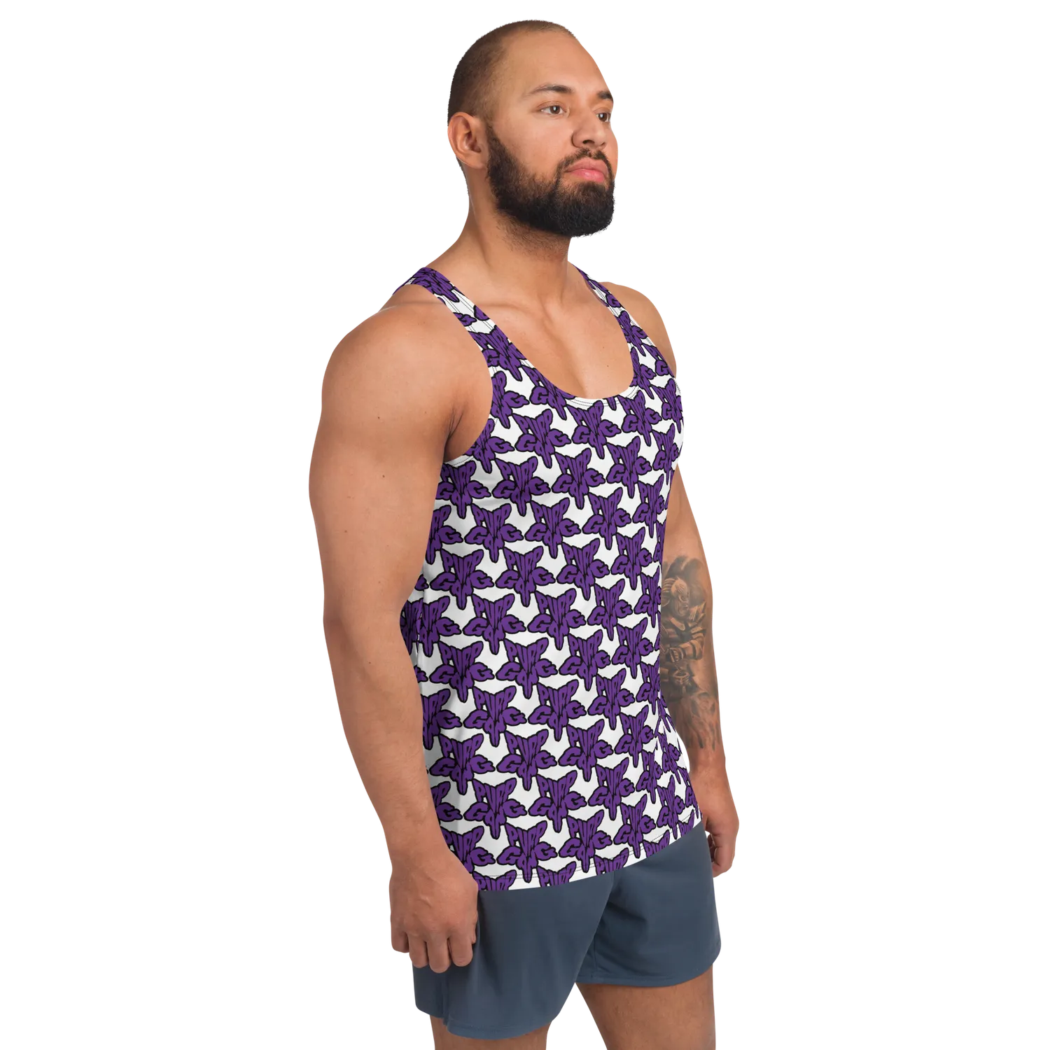Razel Purp Gang Rock Star tanktop heren stretch
