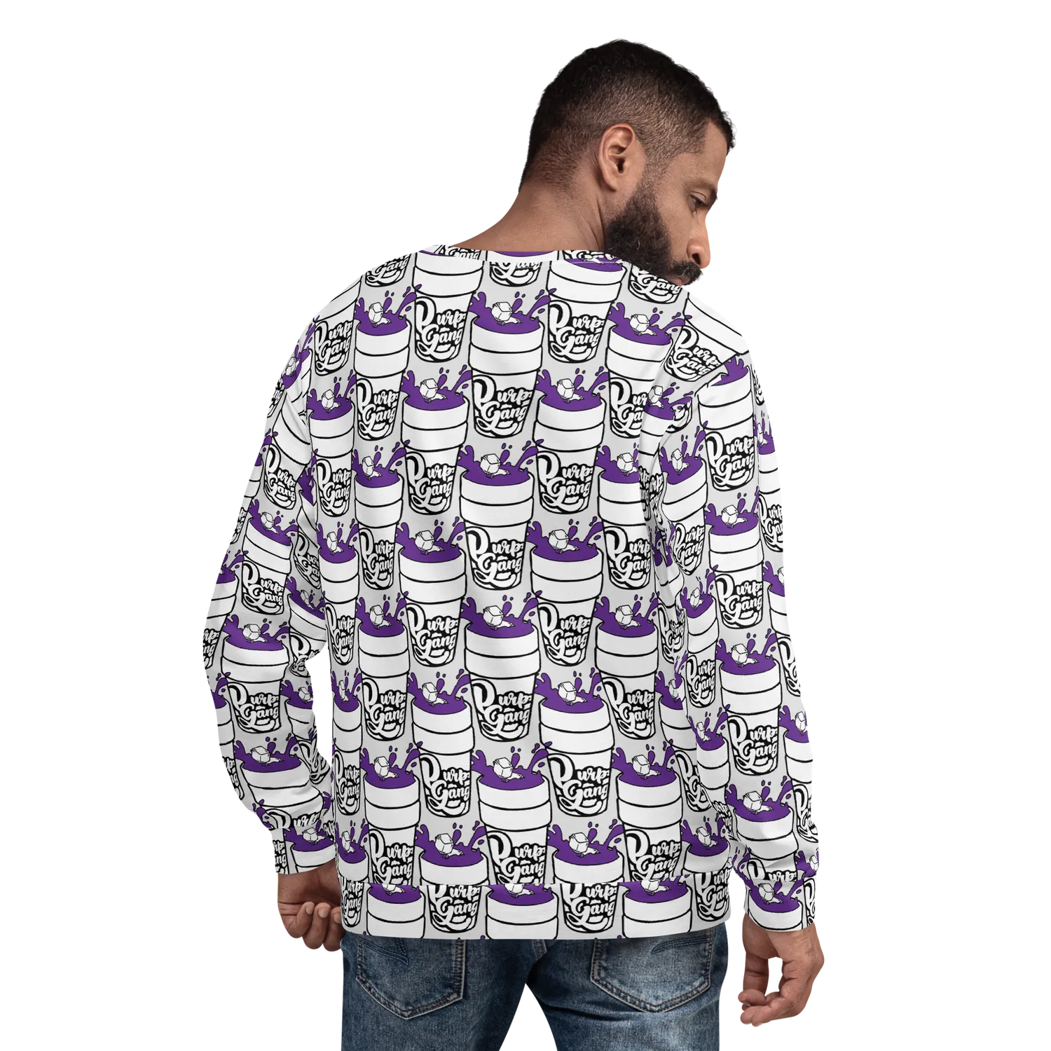 Razel Purp Gang Double Cup sweater crewneck unisex