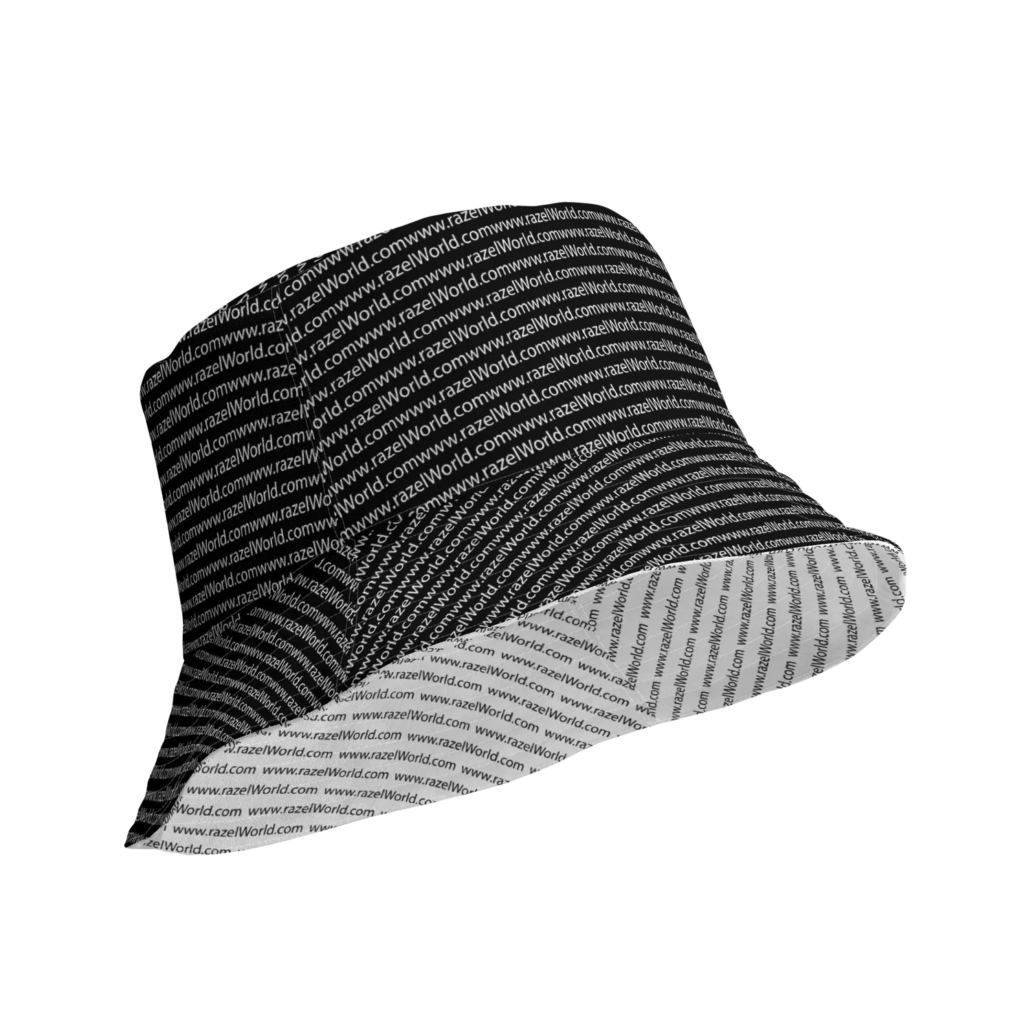 Razel Motif Reversible Bucket Hat omkeerbaar