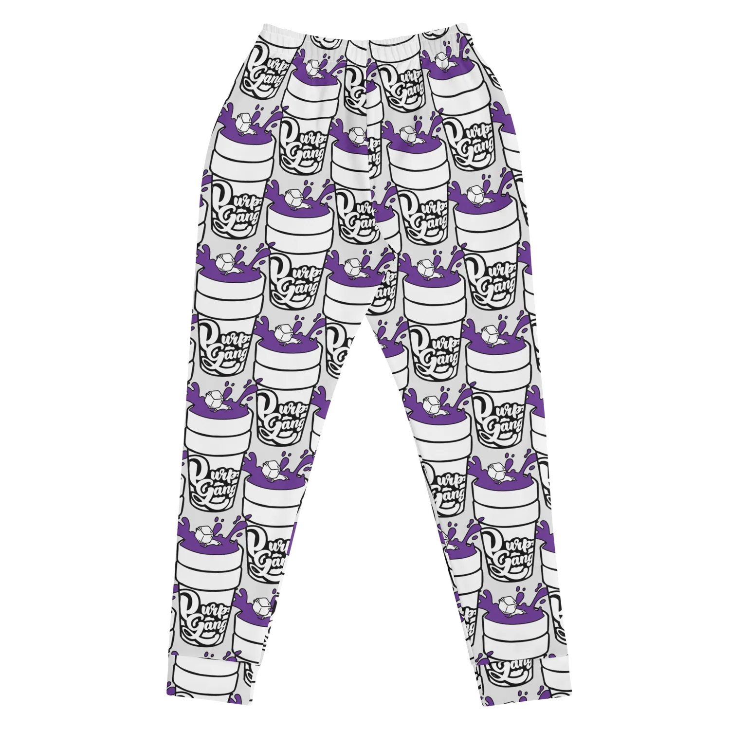 Razel Purp Gang Double Cup Joggers Dames Slim Fit