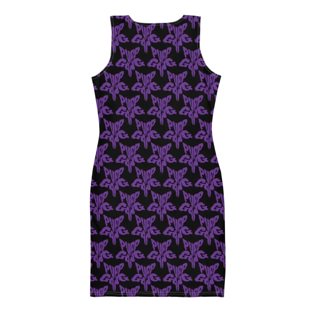 Razel Purp Gang Rock Star jurk stretch cocktailjurk
