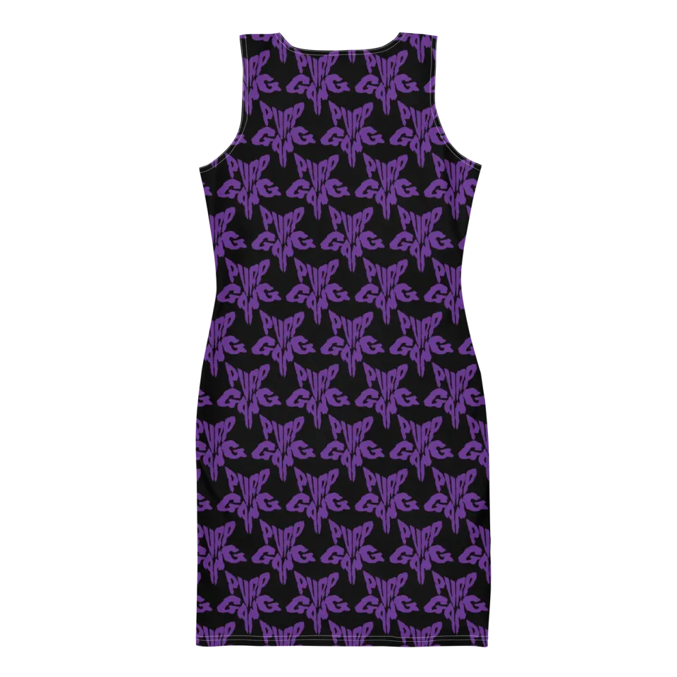 Razel Purp Gang Rock Star jurk stretch cocktailjurk