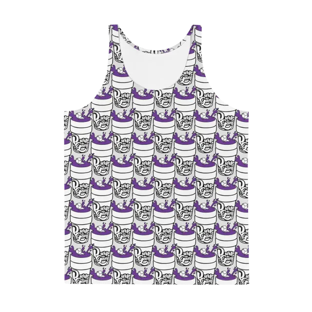 Razel Purp Gang Double Cup tanktop heren stretch